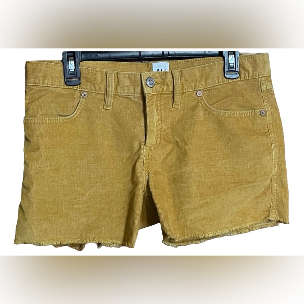 GAP Women's Tan/ Mustard Yellow Shorts
